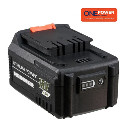 Acumulator Heinner One Power HR-LAC002, 18 V, 4.0 Ah, Li-Ion, cu indicator LED