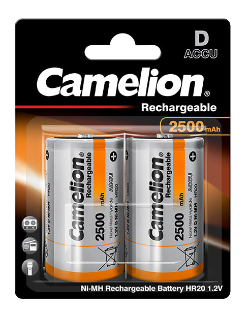 Baterie Reincarcabila Camelion D LR20 Acumulatori Preincarcati Ni-MH 1.2V 2500mAh Blister 2