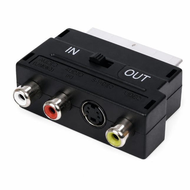 Adaptor Scart la 3RCA+SVHS cu intr