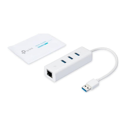 Adaptor USB 3.0 la Gigabit Ethernet TP-Link UE330 cu hub 3 porturi USB 3.0 - imagine 5