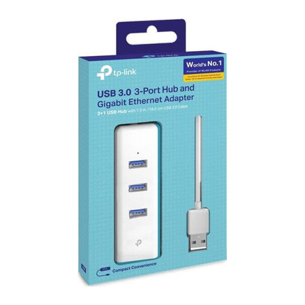 Adaptor USB 3.0 la Gigabit Ethernet TP-Link UE330 cu hub 3 porturi USB 3.0 - imagine 6