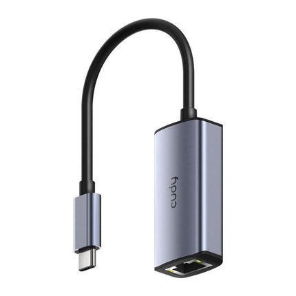 Adaptor USB-C la 2.5 Gigabit Ethernet Cudy UE25C, RJ45, Wake-on-LAN, gri - imagine 2