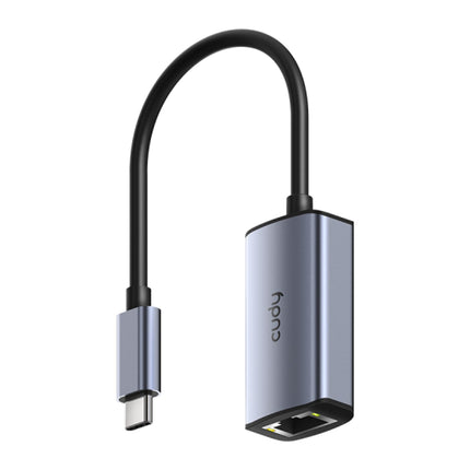 Adaptor USB-C la Gigabit Ethernet Cudy UE10C, aluminiu, plug and play - imagine 3