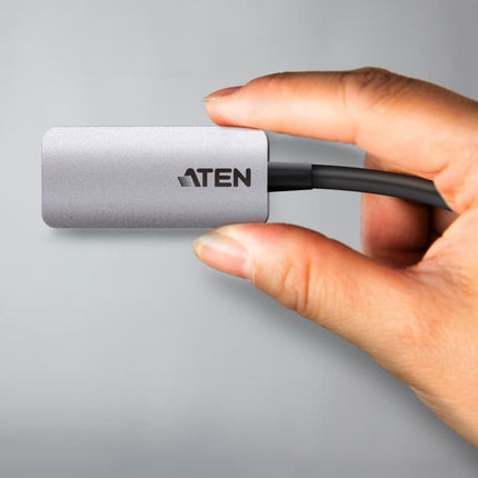 Adaptor USB-C la HDMI 4K Aten UC3008A1, 4096x2160 60 Hz, argintiu - imagine 5
