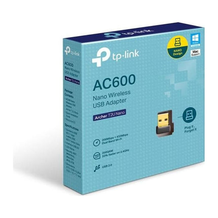Adaptor USB Wi-Fi TP-Link Archer T2U Nano, AC600 Dual-Band, format nano - imagine 6