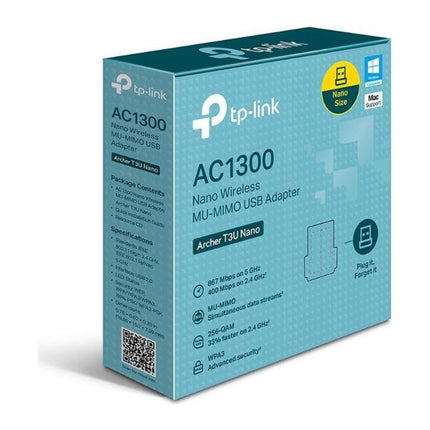 Adaptor USB Wi-Fi TP-Link Archer T3U Nano, AC1300 Dual-Band, format nano, WPA3 - imagine 4