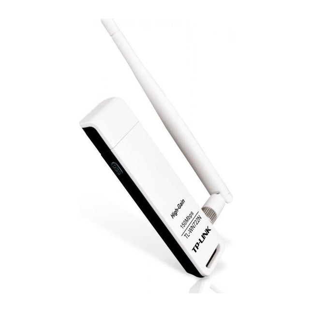 Adaptor USB Wi-Fi TP-Link TL-WN722N, N150, antena detasabila 4 dBi