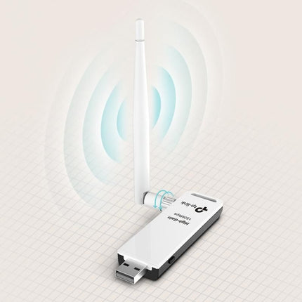 Adaptor USB Wi-Fi TP-Link TL-WN722N, N150, antena detasabila 4 dBi - imagine 6