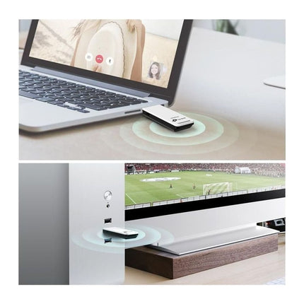 Adaptor USB Wi-Fi TP-Link TL-WN821N, N300, antena interna - imagine 7