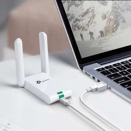 Adaptor USB Wi-Fi TP-Link TL-WN822N, N300, 2 antene 3 dBi, cablu USB - imagine 6