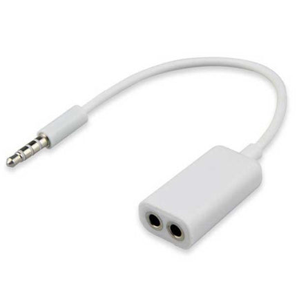 Cablu adaptor jack 3,5mm 4c la 2xjack 3,5mm mama 3c