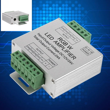 Amplificator Banda Led, RGB-W ,DC 12-24V Led DC 24V 24A