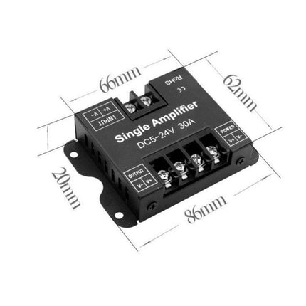 Amplificator Banda Led Monocrom, 5V-24V 30A 5V 24V