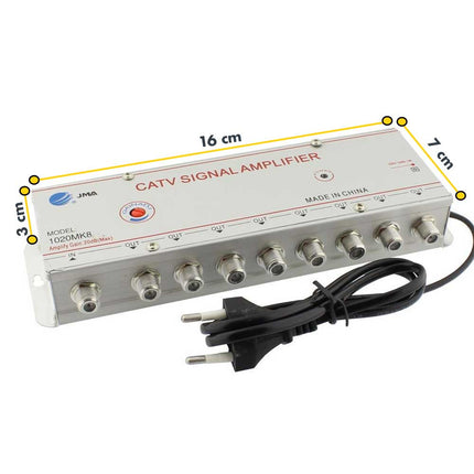 Amplificator Semnal TV, Spliter 8 iesiri,
