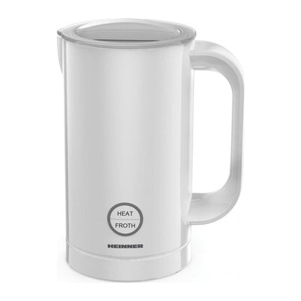 Aparat de spumat lapte Heinner HMFR-450WH, 450 W, spumare 100 ml / incalzire 200 ml, alb