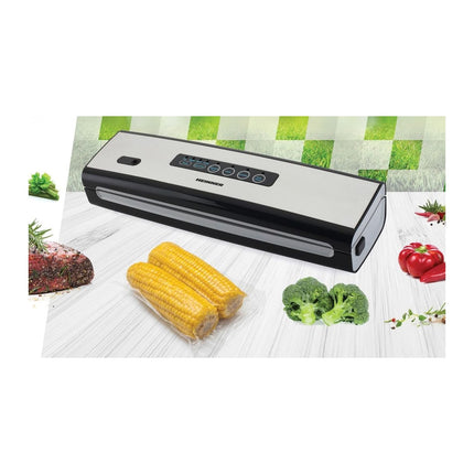 Aparat de vidat Heinner HAV-130BKSS, 130 W, vidare uscata/umeda, rola pungi inclusa, control touch - imagine 4