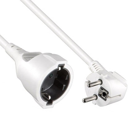 Prelungitor 3 metri cu 1 Schuko, Cablu 3x 1.5mm, Culoare Alb, Putere 3500W 16A, Arcas 937 00003