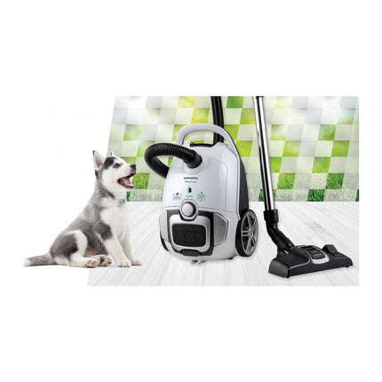 Aspirator cu sac Heinner WinterLand HVC-M700WH, 700 W, 69 dB, HEPA 12, sac textil 3 L, alb - imagine 3