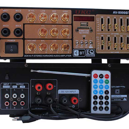 Amplificator camera 2x45W SD/USB AV-9999BT