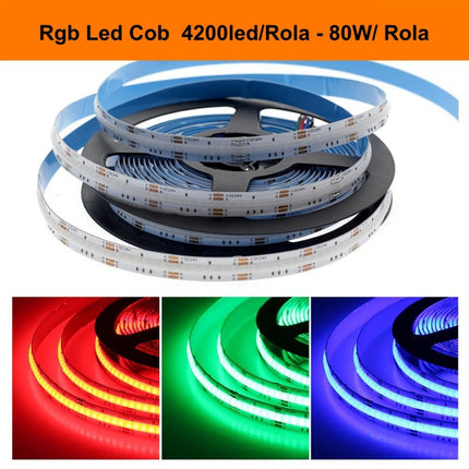 Banda Led Cob RGB 24V 10mm 5m