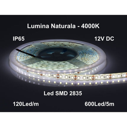 Banda led exterior 5m 12V DC