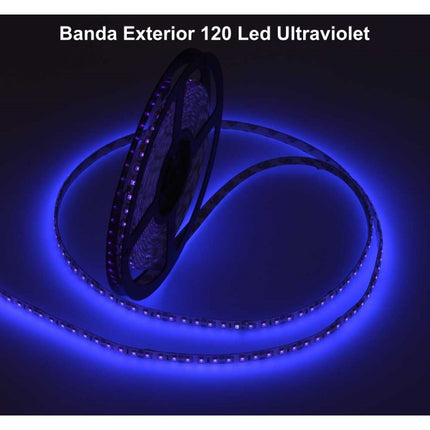 Banda led SMD ultraviolet exterior 5m