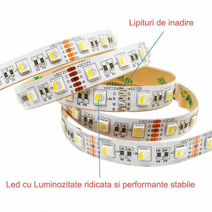Banda led interior RGBW 5m 12V DC