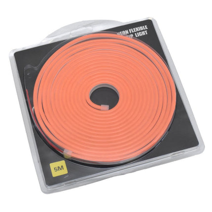 Banda led flexibiala portocalie 12V 5m