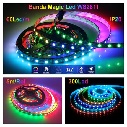 Banda led interior RGB digital pixel