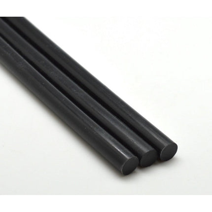 Bara din silicon negru transparent 11mm