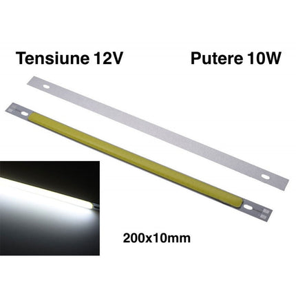Bara led COB 12V Alb-Rece 10W