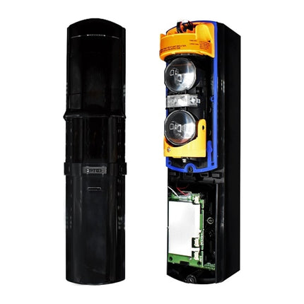 Bariera infrarosu Optex SL-100TNR, 1 canal, 30 m, alimentare cu baterii, pentru exterior