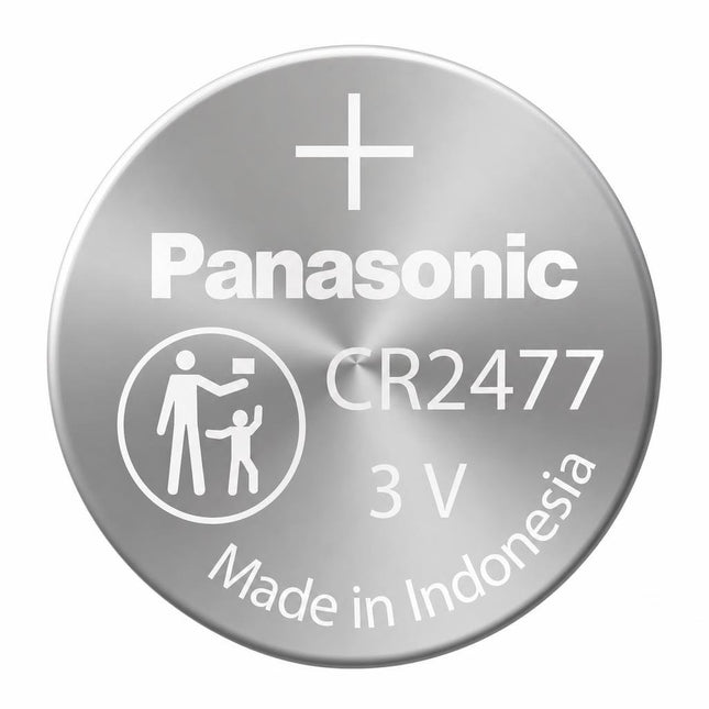 Baterie Litiu 3V CR2477 1000mAh, Dimensiuni 24.5 x 7.7 mm Panasonic Blister 1