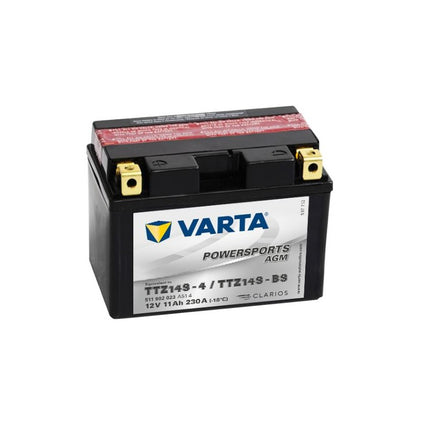 Baterie Moto 12V 11Ah, Pornire 230A, Dimensiuni 150 x 87 x 110 mm Varta AGM Borna+ Stanga 511902023