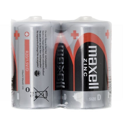 Baterii D R20 1.5V Maxell Zinc Bulk 2