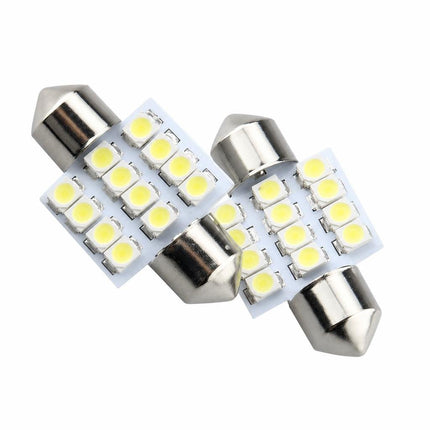 Bec auto 12V 32mm C5W 12 leduri SMD