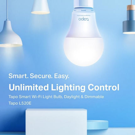 Bec inteligent Wi-Fi TP-Link Tapo L520E, E27, 8 W, 806 lm, lumina neutra 4000K, dimabil - imagine 4