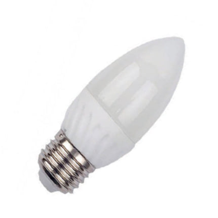 Bec led lumanare 3W E27 alb cald