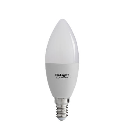 Bec Led Lumanare E14, model C37, 9W=80W, 4100K, lumina neutra