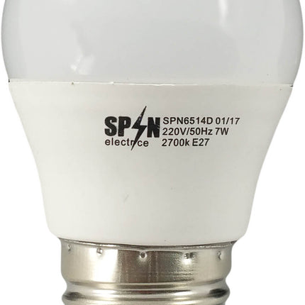 Bec Led Sferic E27, model glob G45, 3W=25W, 6400K, lumina rece
