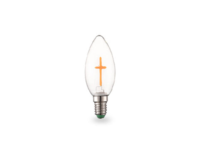 Bec led lumanare 4w ornament