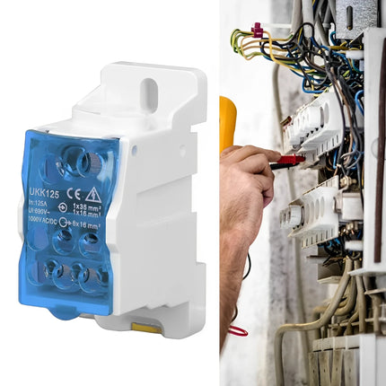 Bloc distributie 125A pentru instalatii