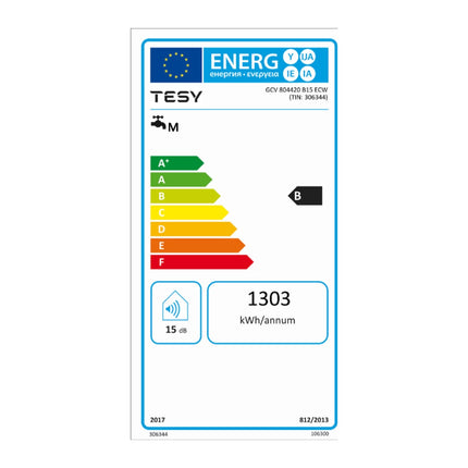 Boiler electric Tesy BiLight Cloud 80 L, Wi-Fi, control din aplicatie, 2000 W, clasa B, alb - imagine 2