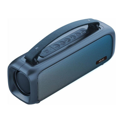 Boxa portabila Akai ABTS-08, Bluetooth 5.1, 8 W, autonomie 10 ore, albastru