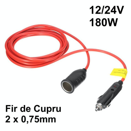 Prelungitor bricheta auto cordon 3,6m 6m