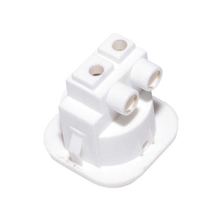 Buton intrerupator patrat alb 6A 250V AC