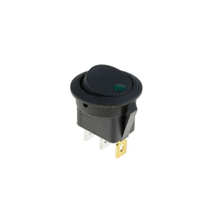 Buton intrerupator on-off led verde 12v