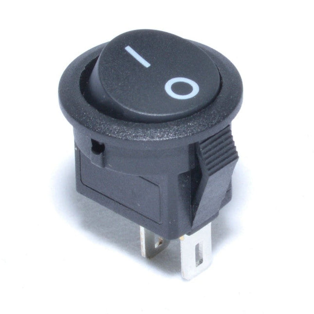 Buton intrerupator mini negru 3A 250V - Aparataj electric