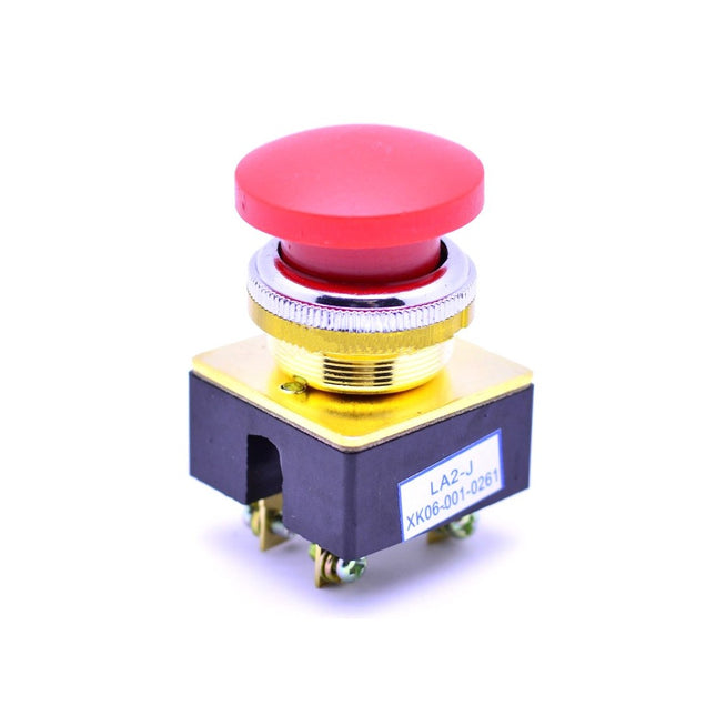 Buton motor push fara retinere rosu