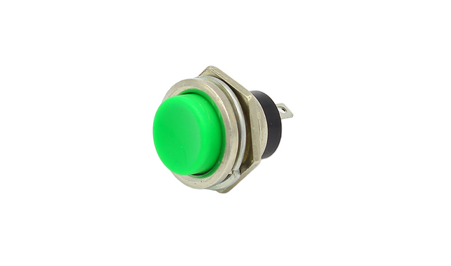 Buton intrerupator prin apasare fara retinere